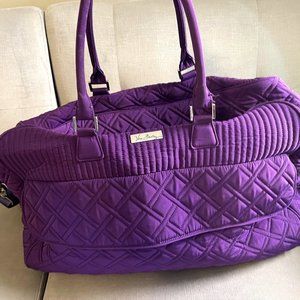 Vera Bradley Carry On Weekender Purple Duffle Bag